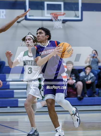 Thumbnail 1 in Temecula Prep vs. Perris (Linfield Christian Caged Classic) photogallery.