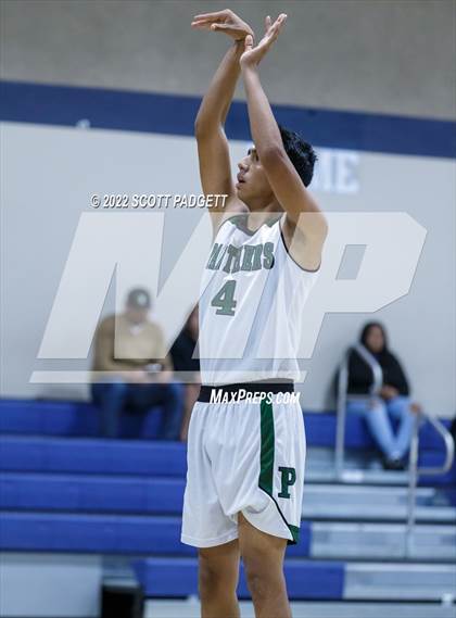 Thumbnail 1 in Temecula Prep vs. Perris (Linfield Christian Caged Classic) photogallery.
