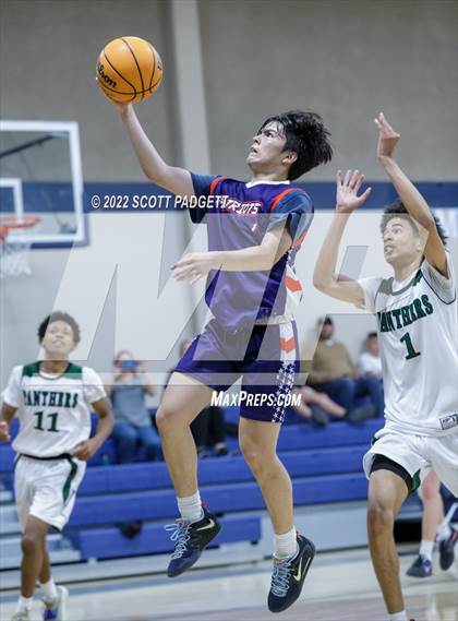 Thumbnail 3 in Temecula Prep vs. Perris (Linfield Christian Caged Classic) photogallery.