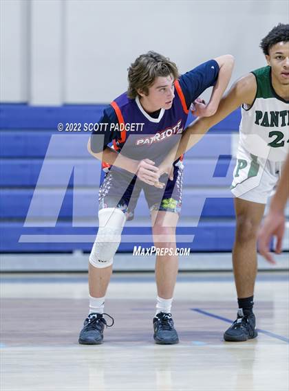 Thumbnail 3 in Temecula Prep vs. Perris (Linfield Christian Caged Classic) photogallery.
