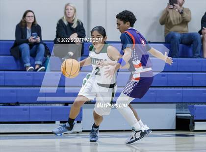 Thumbnail 3 in Temecula Prep vs. Perris (Linfield Christian Caged Classic) photogallery.