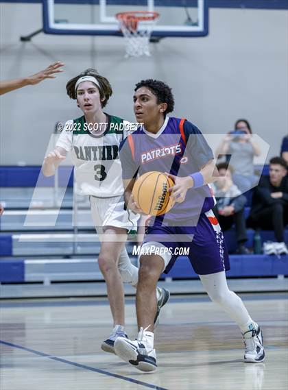 Thumbnail 3 in Temecula Prep vs. Perris (Linfield Christian Caged Classic) photogallery.