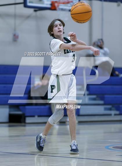 Thumbnail 3 in Temecula Prep vs. Perris (Linfield Christian Caged Classic) photogallery.