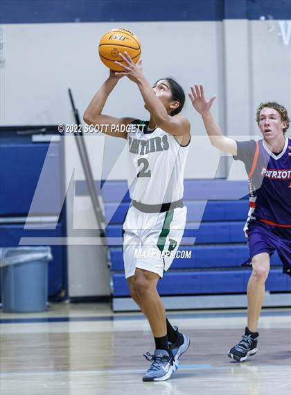 Thumbnail 1 in Temecula Prep vs. Perris (Linfield Christian Caged Classic) photogallery.