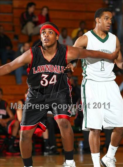 Thumbnail 3 in Lawndale @ Inglewood (CIF SS Playoffs) photogallery.