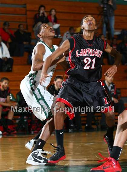Thumbnail 2 in Lawndale @ Inglewood (CIF SS Playoffs) photogallery.