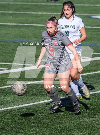 Thumbnail 3 in Incarnate Word vs Lee (NEISD Soccer Tournament) photogallery.