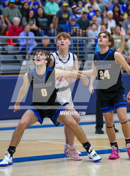 Thumbnail 3 in Huckabay vs. Perrin-Whitt (UIL 1A D1 Basketball Regional Final) photogallery.