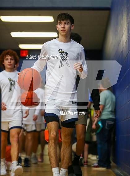 Thumbnail 1 in Huckabay vs. Perrin-Whitt (UIL 1A D1 Basketball Regional Final) photogallery.