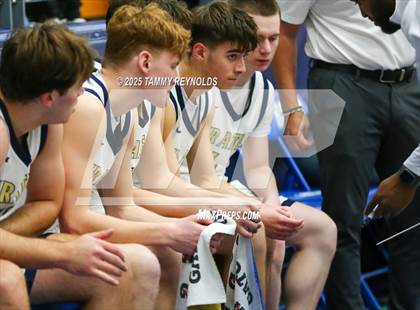 Thumbnail 1 in Huckabay vs. Perrin-Whitt (UIL 1A D1 Basketball Regional Final) photogallery.