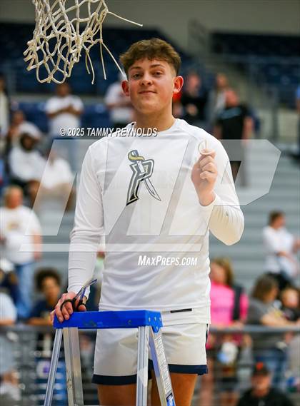 Thumbnail 1 in Huckabay vs. Perrin-Whitt (UIL 1A D1 Basketball Regional Final) photogallery.