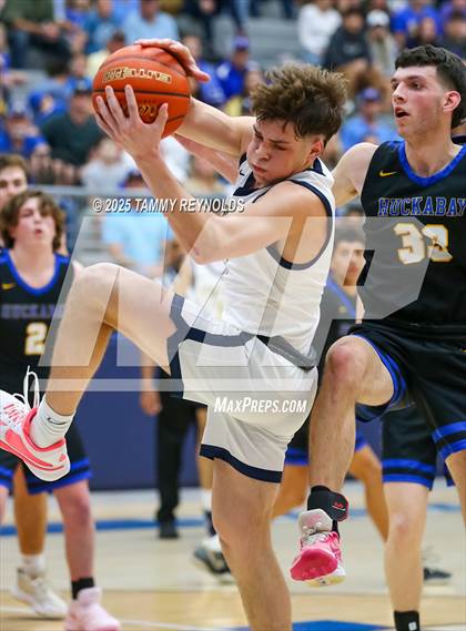 Thumbnail 3 in Huckabay vs. Perrin-Whitt (UIL 1A D1 Basketball Regional Final) photogallery.