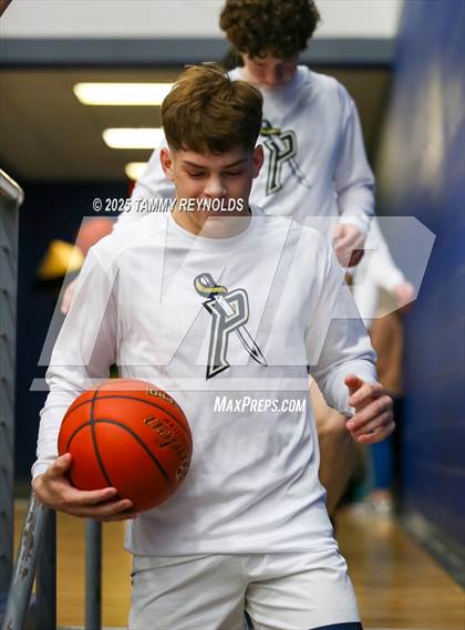 Thumbnail 3 in Huckabay vs. Perrin-Whitt (UIL 1A D1 Basketball Regional Final) photogallery.