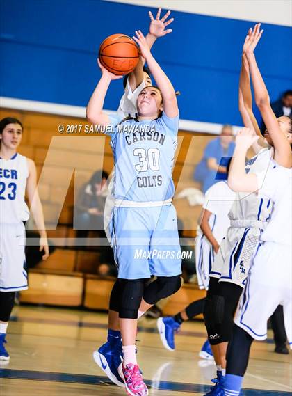 Thumbnail 1 in El Camino Real vs Carson (CIF LACS Playoff) photogallery.