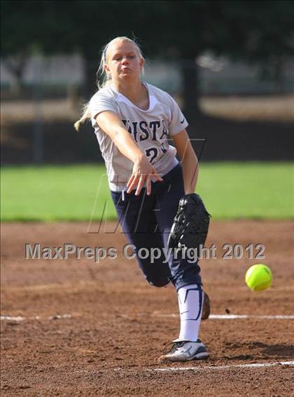 Thumbnail 2 in Vista del Lago vs. Granite Bay (Stephanie LeDoux Tournament) photogallery.