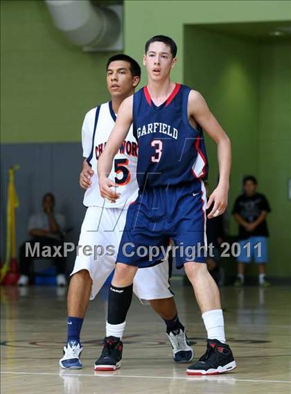Thumbnail 2 in Chatsworth vs. Garfield (CIF LA City Finals) photogallery.