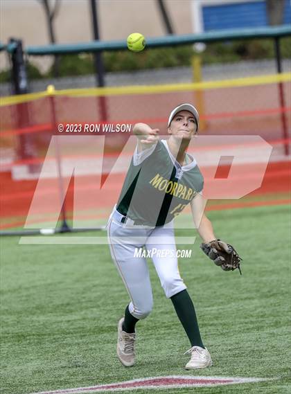 Thumbnail 3 in Moorpark vs Oaks Christain (CIF SoCal Division 1 Round 1) photogallery.