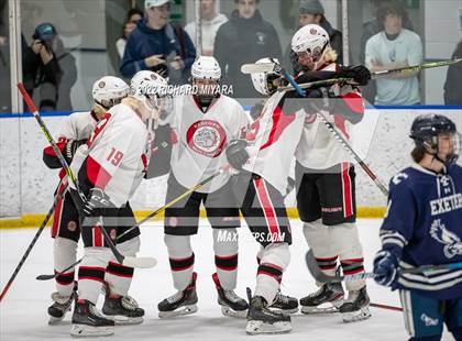 Thumbnail 2 in Exeter vs Bedford (NHIAA D1 Semifinal) photogallery.