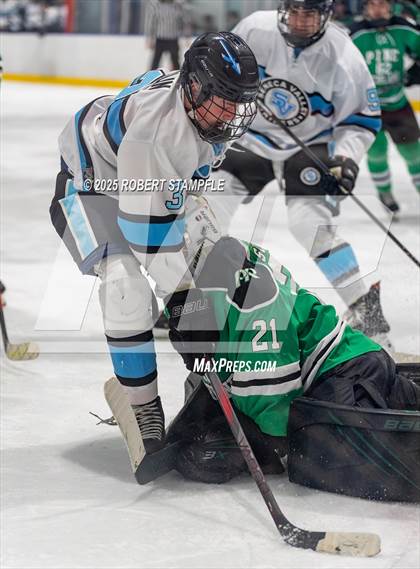 Thumbnail 2 in Pine-Richland @ Seneca Valley (PIHL 3A Quarter Final) photogallery.