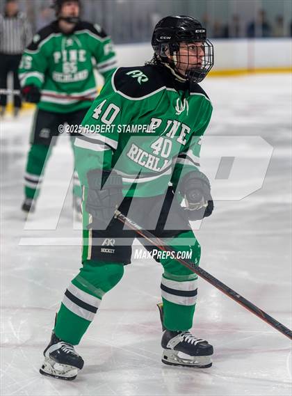 Thumbnail 2 in Pine-Richland @ Seneca Valley (PIHL 3A Quarter Final) photogallery.