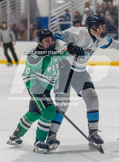 Thumbnail 3 in Pine-Richland @ Seneca Valley (PIHL 3A Quarter Final) photogallery.
