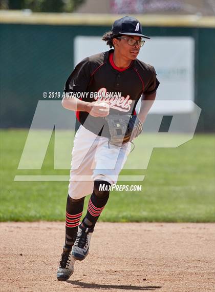 Thumbnail 1 in Valley Christian vs. Alpha Charter (CIF SJS D7 Final - Game 2) photogallery.