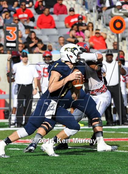 Thumbnail 1 in Cypress Ranch vs. North Shore (UIL 6A Regional III Playoff) photogallery.