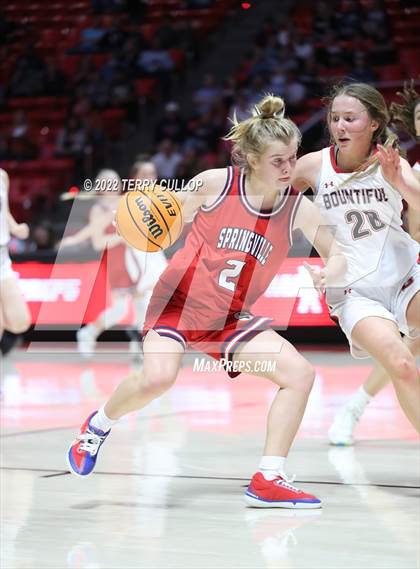Thumbnail 2 in Springville vs. Bountiful (UHSAA 5A Semifinal) photogallery.