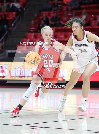 Thumbnail 1 in Springville vs. Bountiful (UHSAA 5A Semifinal) photogallery.