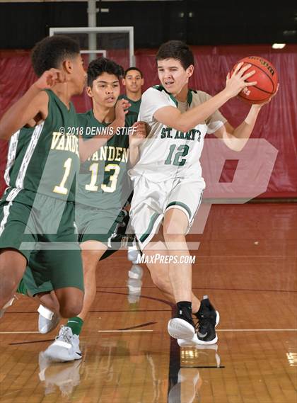 Thumbnail 2 in St. Mary's vs. Vanden (Jesuit JV Tournament) photogallery.