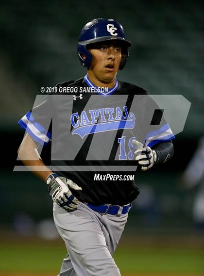 Thumbnail 3 in Capital Christian vs Wood @ Raley Field photogallery.