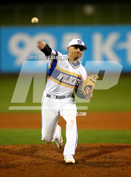Thumbnail 2 in Capital Christian vs Wood @ Raley Field photogallery.
