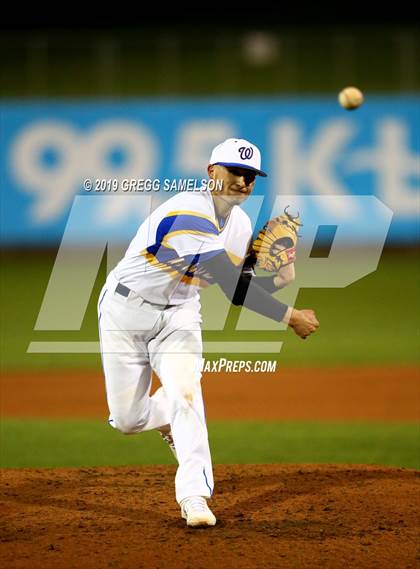 Thumbnail 3 in Capital Christian vs Wood @ Raley Field photogallery.