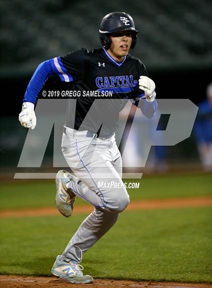 Thumbnail 3 in Capital Christian vs Wood @ Raley Field photogallery.