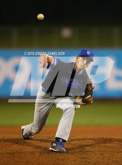 Thumbnail 3 in Capital Christian vs Wood @ Raley Field photogallery.