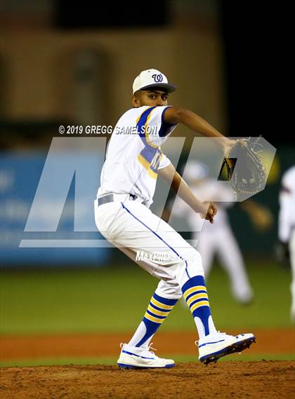 Thumbnail 2 in Capital Christian vs Wood @ Raley Field photogallery.