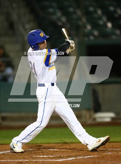 Thumbnail 1 in Capital Christian vs Wood @ Raley Field photogallery.