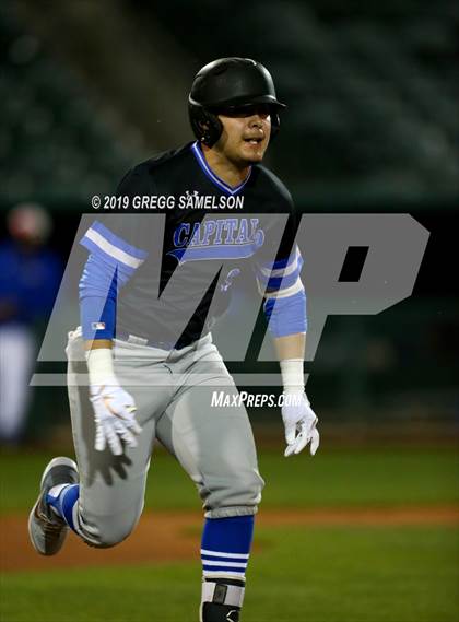 Thumbnail 1 in Capital Christian vs Wood @ Raley Field photogallery.