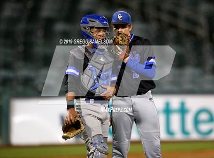Thumbnail 2 in Capital Christian vs Wood @ Raley Field photogallery.