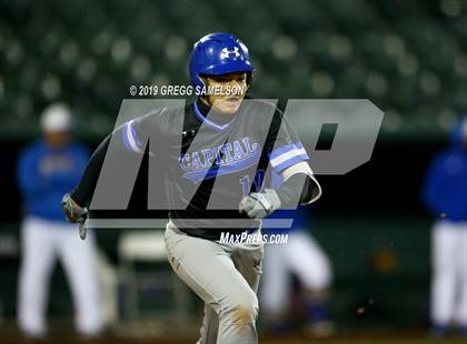 Thumbnail 1 in Capital Christian vs Wood @ Raley Field photogallery.