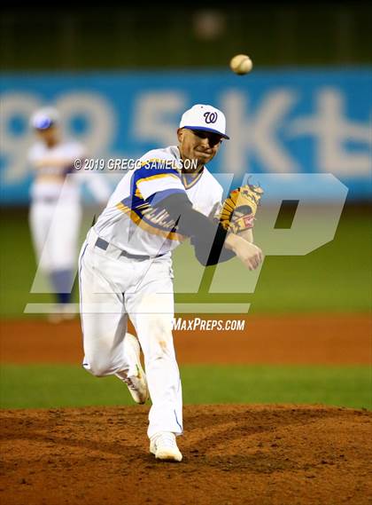 Thumbnail 3 in Capital Christian vs Wood @ Raley Field photogallery.