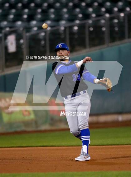Thumbnail 2 in Capital Christian vs Wood @ Raley Field photogallery.
