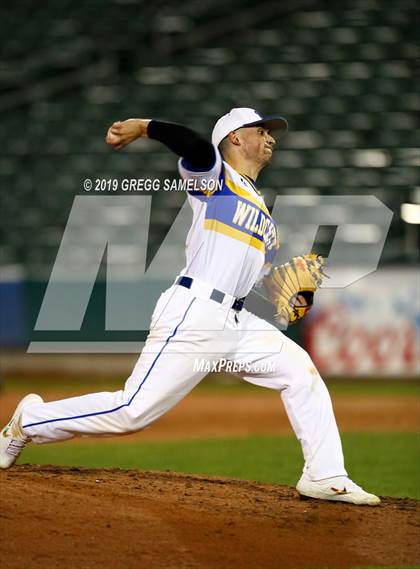 Thumbnail 2 in Capital Christian vs Wood @ Raley Field photogallery.