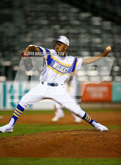 Thumbnail 1 in Capital Christian vs Wood @ Raley Field photogallery.