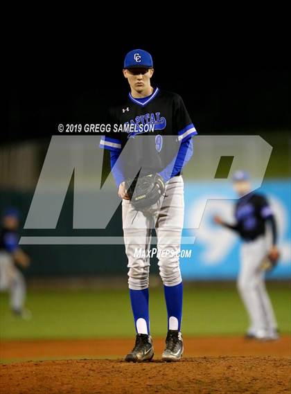 Thumbnail 1 in Capital Christian vs Wood @ Raley Field photogallery.