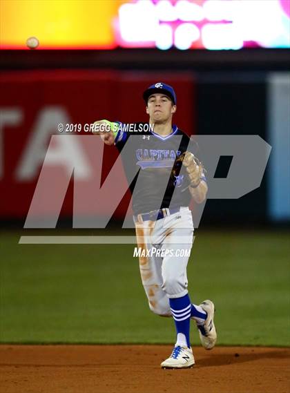 Thumbnail 2 in Capital Christian vs Wood @ Raley Field photogallery.