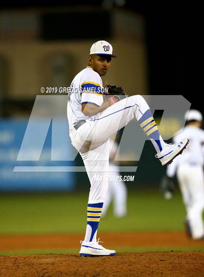 Thumbnail 1 in Capital Christian vs Wood @ Raley Field photogallery.