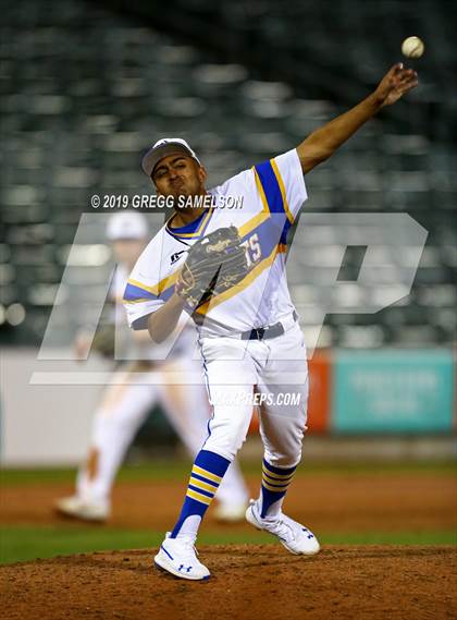 Thumbnail 3 in Capital Christian vs Wood @ Raley Field photogallery.
