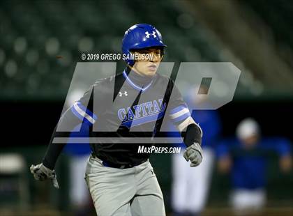Thumbnail 2 in Capital Christian vs Wood @ Raley Field photogallery.