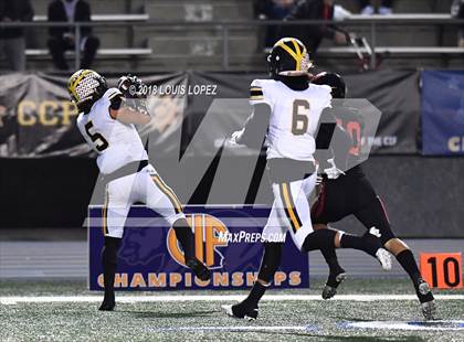 Thumbnail 2 in Del Oro @ Grace Brethren (CIF State DIV 2AA Championship) photogallery.